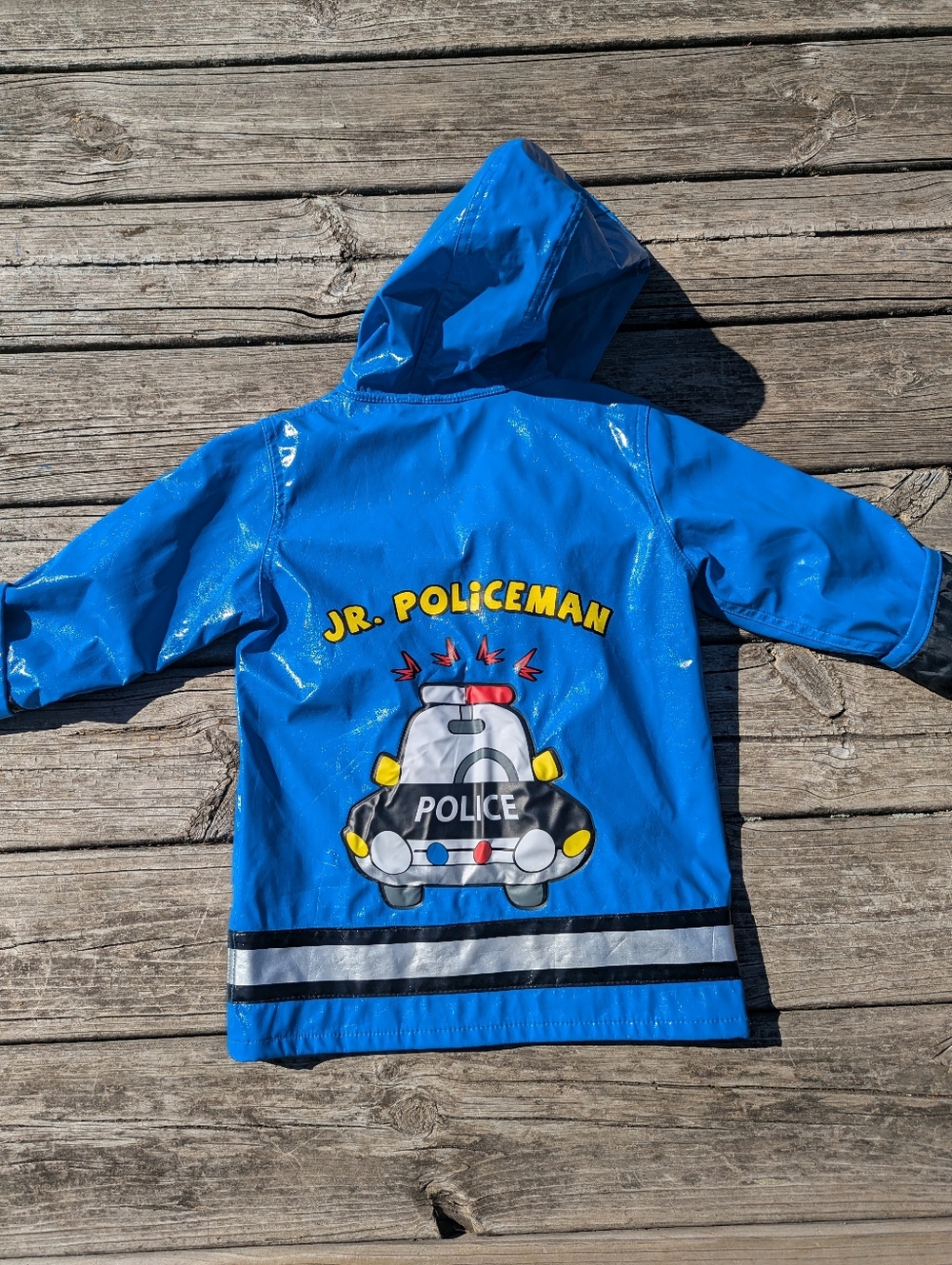 Wippette Policeman Raincoat Size 4 Unisex